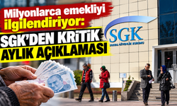 Milyonlarca emekliyi ilgilendiriyor: SGK’den kritik aylık açıklaması