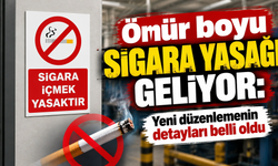 Ömür boyu sigara yasağı geliyor: Yeni düzenlemenin detayları belli oldu
