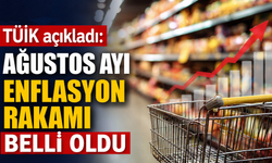 TÜİK açıkladı: Ağustos ayı enflasyon rakamı belli oldu