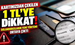 Kartınızdan çekilen 1 TL'ye dikkat! Dolandırıcıların yeni yöntemi ortaya çıktı