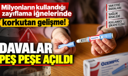 Milyonların kullandığı zayıflama iğnelerinde korkutan gelişme! Davalar peş peşe açıldı