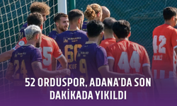 52 Orduspor, Adana’da son dakikada yıkıldı
