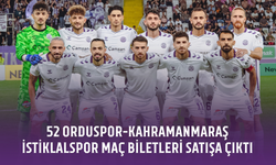 52 Orduspor-Kahramanmaraş İstiklalspor maç biletleri satışa çıktı
