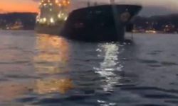 İstanbul Boğazı'nda facianın eşiğinden dönüldüğü anlar kamerada