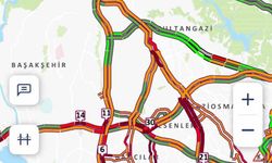 İstanbul'da yağmur trafiği: Yoğunluk yüzde 87 oldu