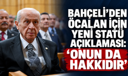 Bahçeli’den Öcalan için yeni statü açıklaması: “Onun da hakkıdır”