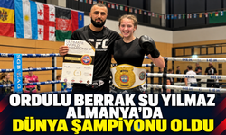 Ordulu Berrak Su Yılmaz Almanya’da dünya şampiyonu oldu