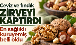 Ceviz ve fındık zirveyi kaptırdı: En sağlıklı kuruyemiş belli oldu