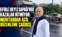Efirli Beyli Sapağı’nda kazalar bitmiyor: Muhtardan acil düzenleme çağrısı