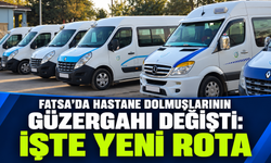 Fatsa’da hastane dolmuşlarının güzergahı değişti: İşte yeni rota