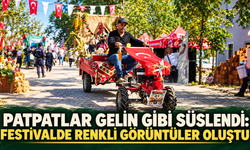Patpatlar gelin gibi süslendi: festivalde renkli görüntüler oluştu