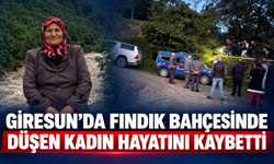Giresun’da fındık bahçesinde düşen kadın hayatını kaybetti