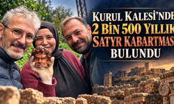 Kurul Kalesi’nde 2 bin 500 yıllık Satyr kabartması bulundu