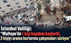 İstanbul Valiliği açıkladı: Maltepe'de yıkılan binada 1 kişi hayatını kaybetti