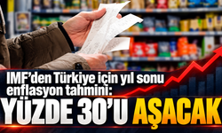 IMF’den Türkiye için yıl sonu enflasyon tahmini: Yüzde 30’u aşacak