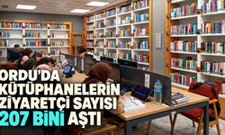 Ordu’da kütüphanelerin ziyaretçi sayısı 207 bini aştı