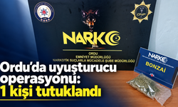 Ordu’da uyuşturucu operasyonu: 1 kişi tutuklandı