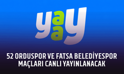 52 Orduspor ve Fatsa Belediyespor maçları canlı yayınlanacak