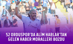 52 Orduspor’da Alim Harlak’tan gelen haber moralleri bozdu