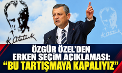 Özgür Özel'den erken seçim açıklaması: “Bu Tartışmaya Kapalıyız”