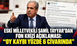 Eski milletvekili Şamil Tayyar’dan fon krizi açıklaması: “Oy kaybı yüzde 6 civarında”