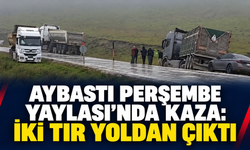 Aybastı Perşembe Yaylası’nda kaza: İki tır yoldan çıktı