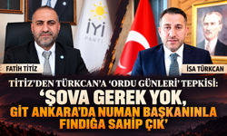 Titiz’den Türkcan’a ‘Ordu Günleri’ tepkisi: “Şova gerek yok, git Ankara’da Numan Başkanınla fındığa sahip çık”
