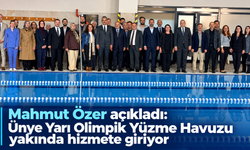 Mahmut Özer açıkladı: Ünye Yarı Olimpik Yüzme Havuzu yakında hizmete giriyor