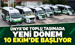 Ünye’de toplu taşımada yeni dönem 10 Ekim’de başlıyor