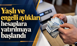 Yaşlı ve engelli aylıkları hesaplara yatırılmaya başlandı