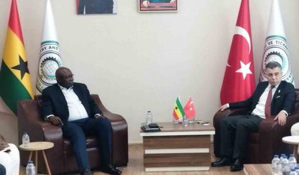 Gana Cumhuriyeti Yatırım Kurulu Başkanı ve heyeti Ankara'da