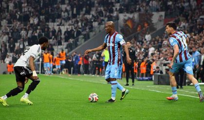 Trendyol Süper Lig: Beşiktaş: 1 - Trabzonspor: 2 (Maç sonucu)