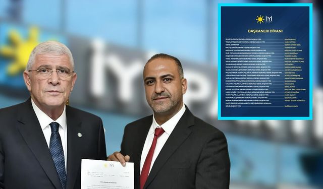 İYİ Parti'de Başkanlık Divanı belli oldu