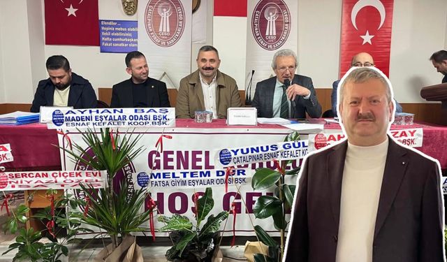 Çatalpınar Esnaf ve Sanatkarlar Odası seçiminde Düzgüney güven tazeledi