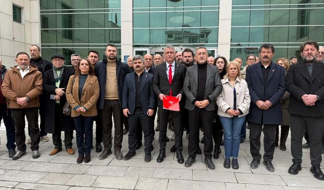 CHP İl Başkanlığı'ndan Ordu Büyükşehir Belediyesi'ne suç duyurusu