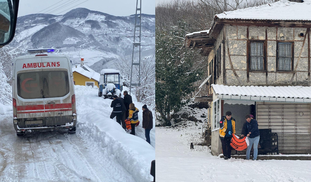 Sağlık birimleri kar kış demeden hizmet veriyor