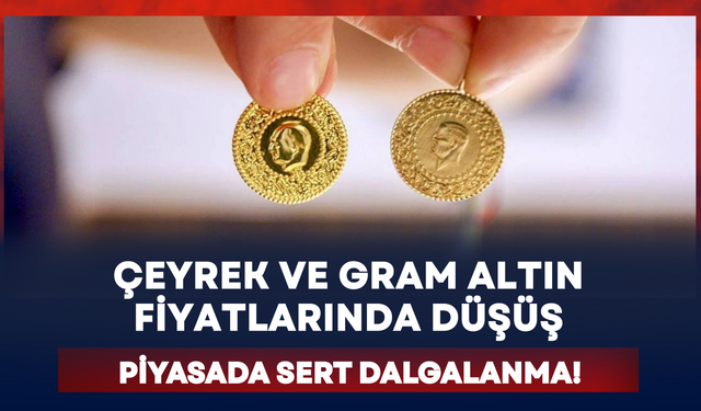 Altın piyasasında sert dalgalanma