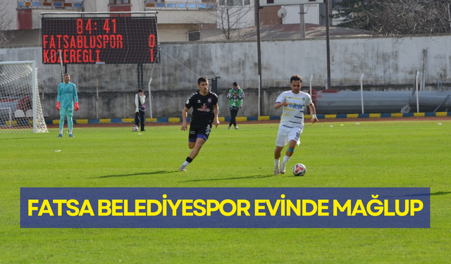Fatsa Belediyespor evinde 1-0 mağlup