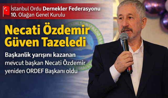 İstanbul Ordu Dernekler Federasyonu 10. Olağan Kongresi Yapıldı