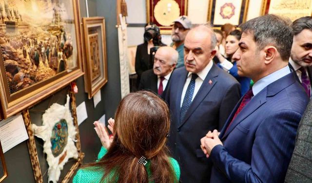 Ordu'da, 'Sanatın Diliyle Değerlerimiz' sergisi açıldı