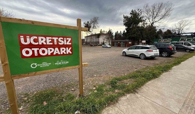Ordu'da ücretsiz otopark hizmeti başladı