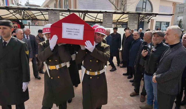 Ordulu Kıbrıs gazisi, son yolculuğuna uğurlandı