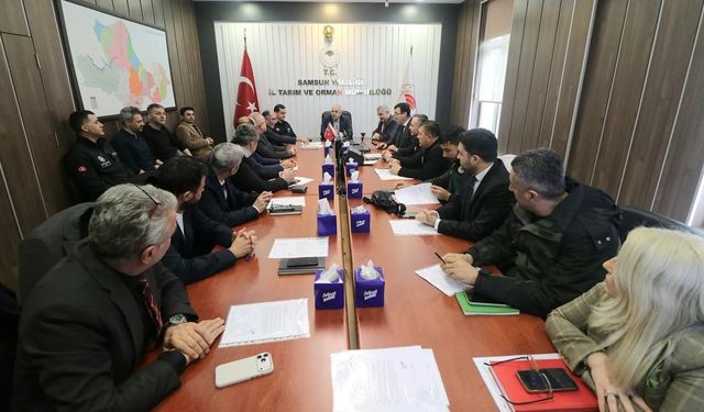 Samsun'da afet sonrası gıda güvenliği, hayvan sağlığı ve su temini masaya yatırıldı