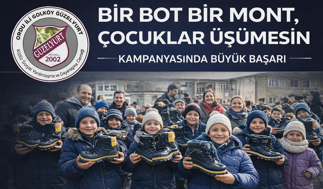 “Bir Bot Bir Mont, Çocuklar Üşümesin” kampanyası başarıyla tamamlandı