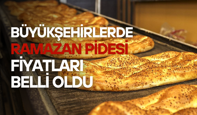 Büyükşehirlerde ramazan pidesi fiyatları belirlendi