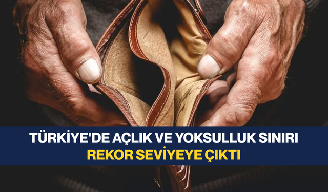 Türkiye'de açlık ve yoksulluk sınırı rekor seviyeye çıktı