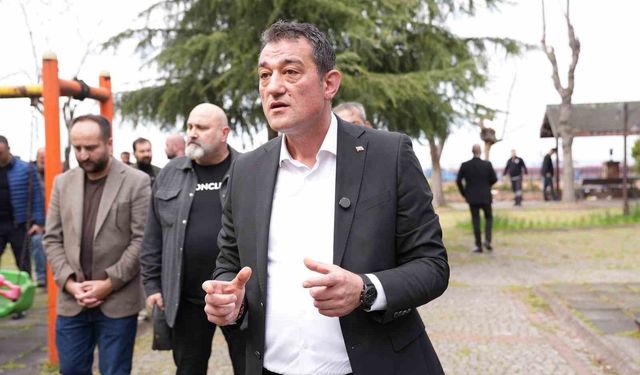 Giresun'da izinsiz olduğu belirtilen sondaj çalışması belediye tarafından durduruldu