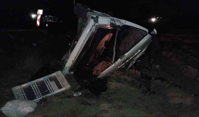 Tokat'ta minibüs devrildi: 1 yaralı