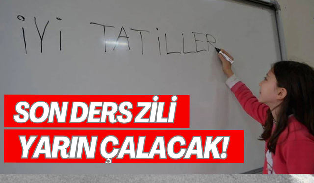 Okullarda ikinci ara tatil başlıyor: Son ders zili yarın çalacak