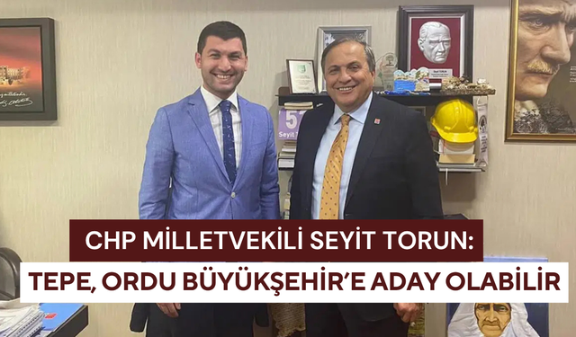 Seyit Torun: Ulaş Tepe Ordu Büyükşehir’e aday olabilir